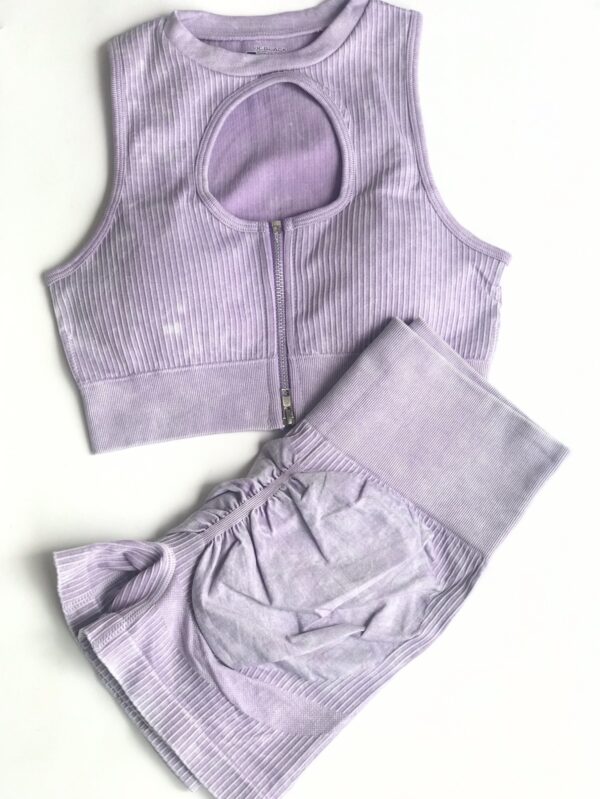 Conjunto Power purpura