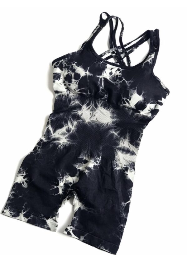 Catsuit Batik Strips negro Catsuit Batik Strips negro