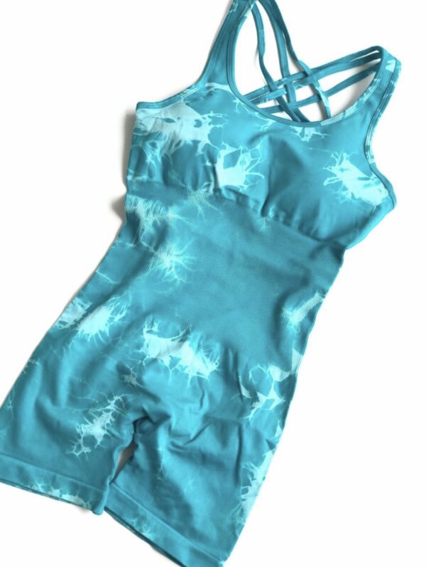 Catsuit Batik Strips celeste Catsuit Batik Strips celeste