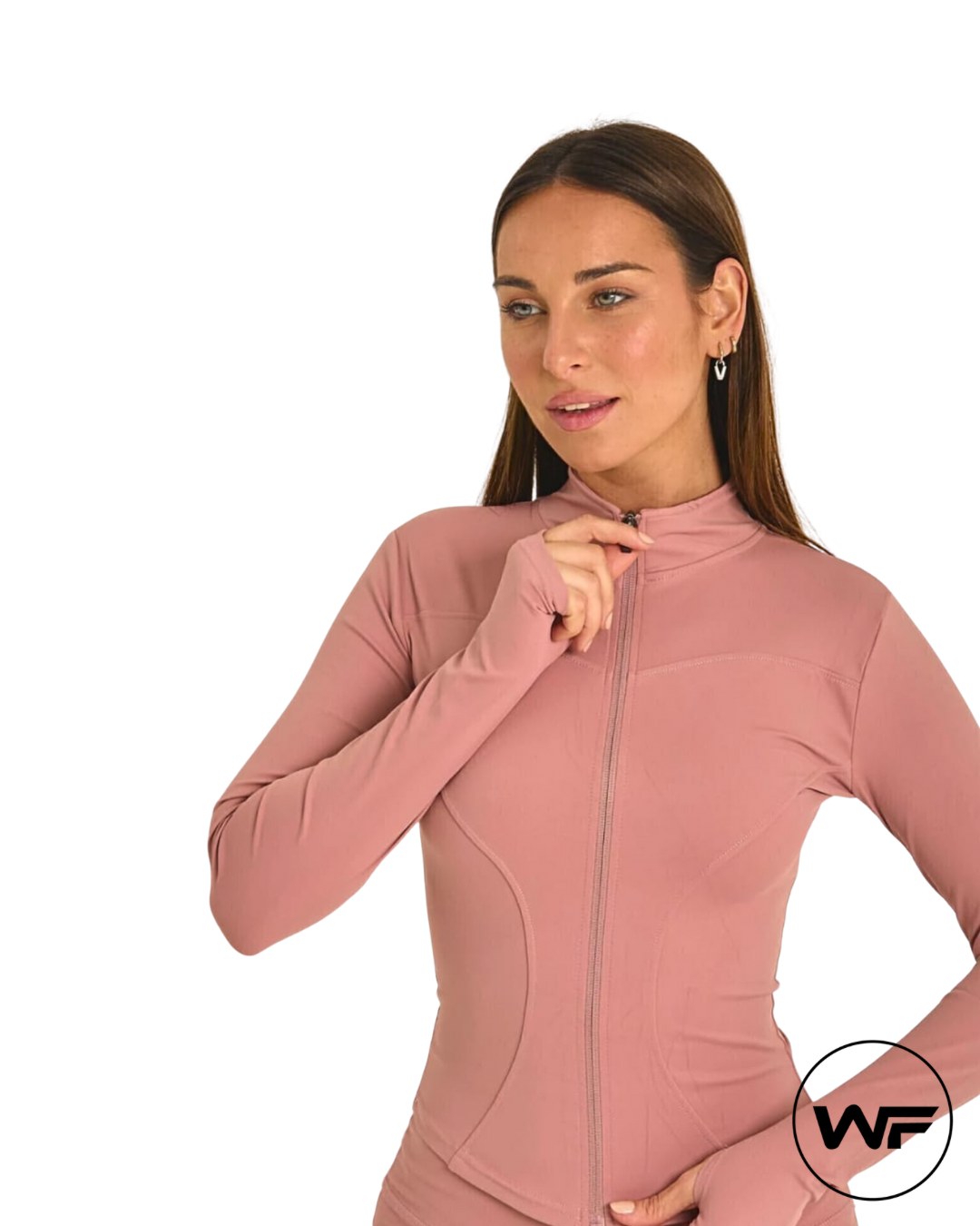 Mujer con un catsuit oxford